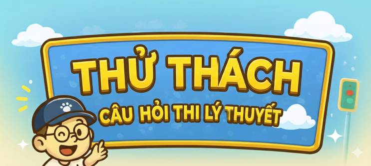 Thử thách thi lý thuyết lái xe