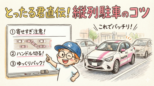 縦列駐車のイメージ
